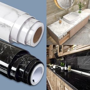 Marmori efektiga isekleepuv riba (45 cm x 300 cm) | MARBLEEX