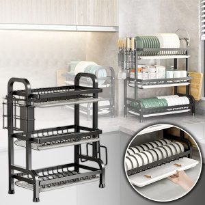 Nutikas mitmekihiline nõuderest kiireks ja tõhusaks nõudekuivatuseks | DRYSTACK