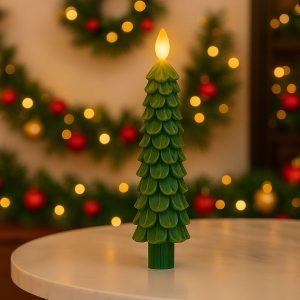 Ohutu leegiga vilkuv pühadeküünal | CANDLETREE