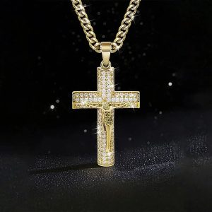 Religioosne krutsifiksi ripatsiga kaelakee | SALVATORA